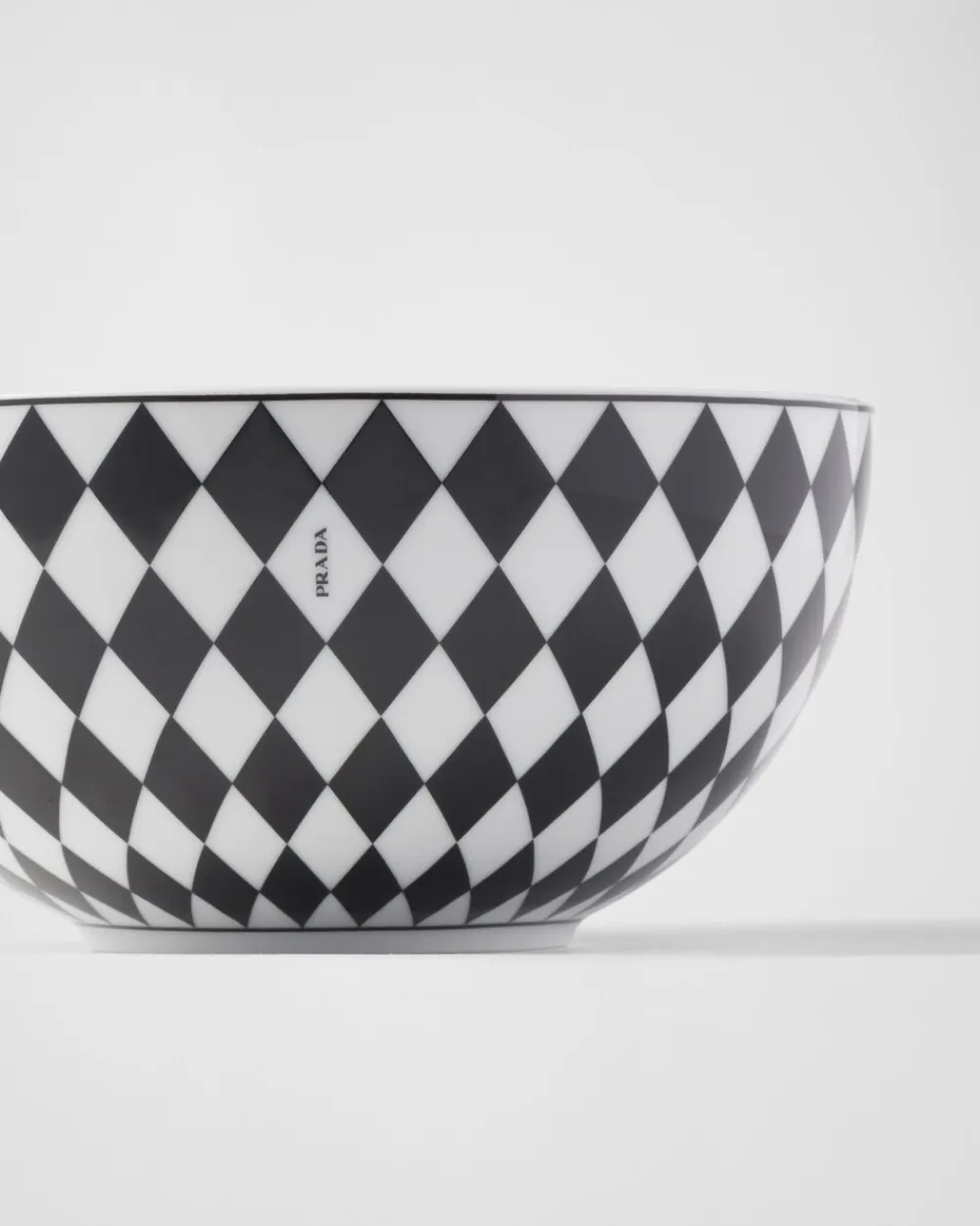 Prada PLATOS Y BOLES^Set De Dos Cuencos De Sopa De Porcelana - Checkerboard