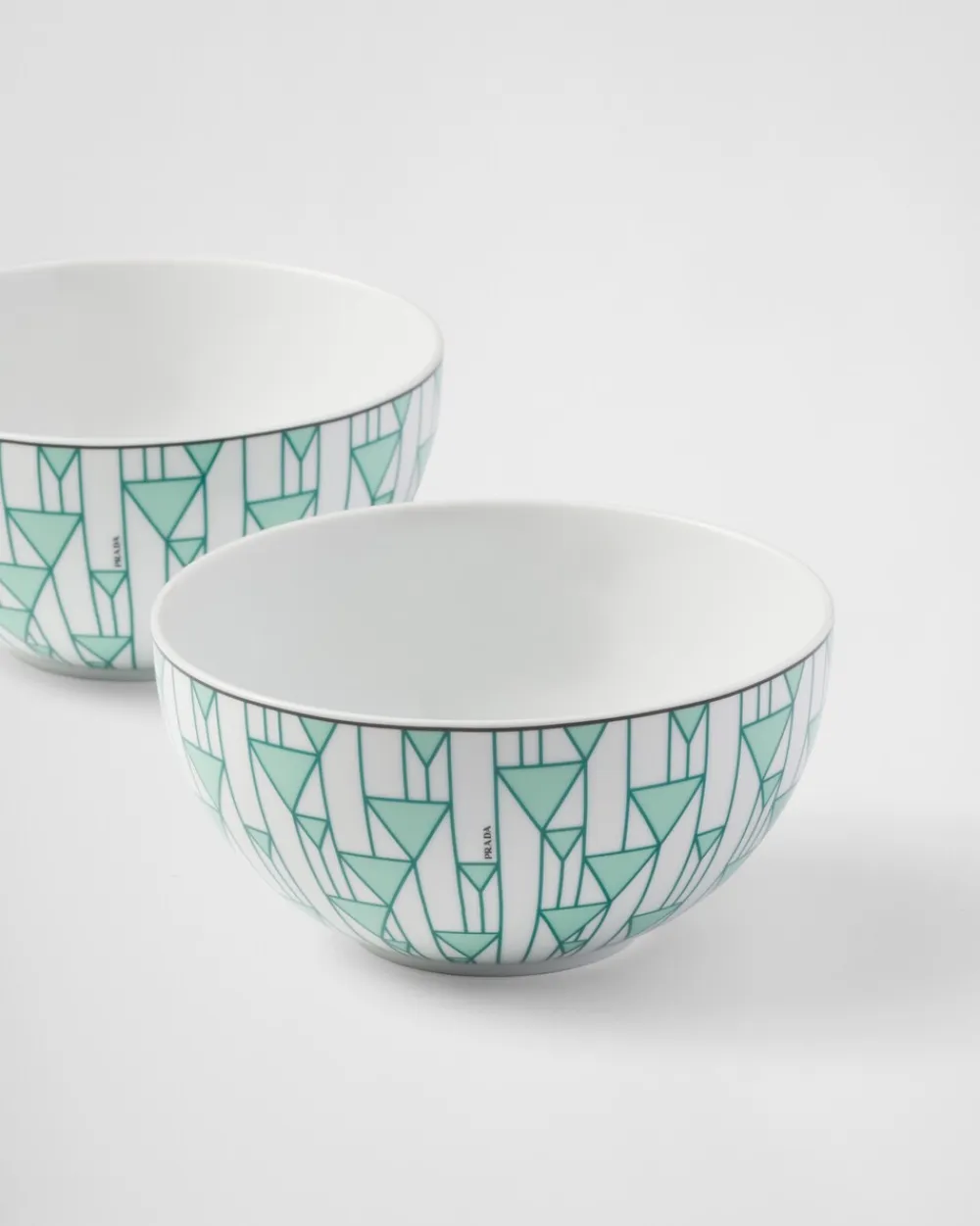 Prada PLATOS Y BOLES^Set De Dos Cuencos De Sopa De Porcelana - Vienna Green