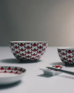 Prada PLATOS Y BOLES^Set De Dos Cuencos De Sopa De Porcelana - Vienna Red