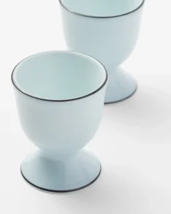 Prada BANDEJAS Y ACCESORIOS DE MESA^Set De Dos Hueveras De Porcelana - Celadon