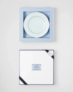 Prada PLATOS Y BOLES^Set De Dos Platos De Postre De Porcelana - Celadon