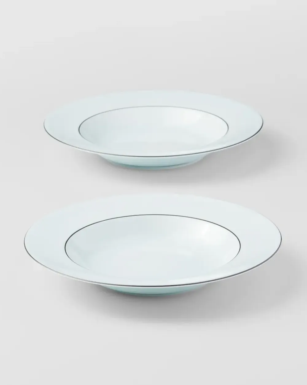 Prada PLATOS Y BOLES^Set De Dos Platos Hondos De Porcelana - Celadon