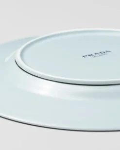 Prada PLATOS Y BOLES^Set De Dos Platos Llanos De Porcelana - Celadon