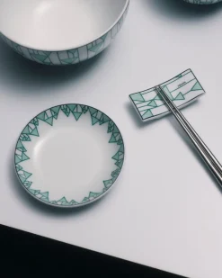 Prada BANDEJAS Y ACCESORIOS DE MESA^Set De Dos Soportes Para Palillos De Porcelana - Vienna Green