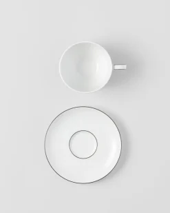 Prada TÉ Y CAFÉ^Set De Dos Tazas De Capuchino De Porcelana - Stripes
