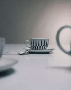 Prada TÉ Y CAFÉ^Set De Dos Tazas De Té De Porcelana - Stripes