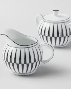 Prada TÉ Y CAFÉ^Set De Jarrita Y Azucarero De Porcelana - Stripes