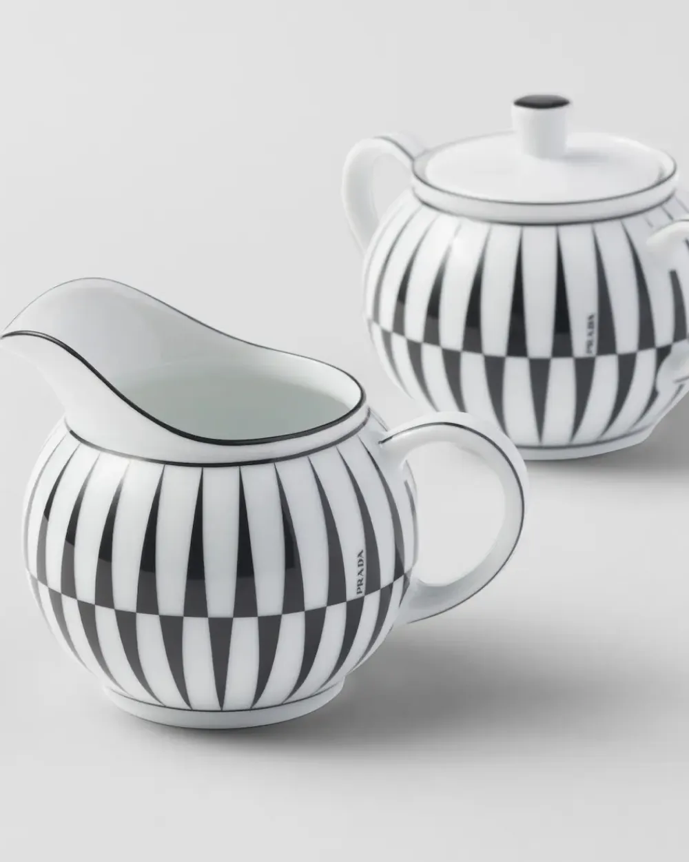 Prada TÉ Y CAFÉ^Set De Jarrita Y Azucarero De Porcelana - Stripes