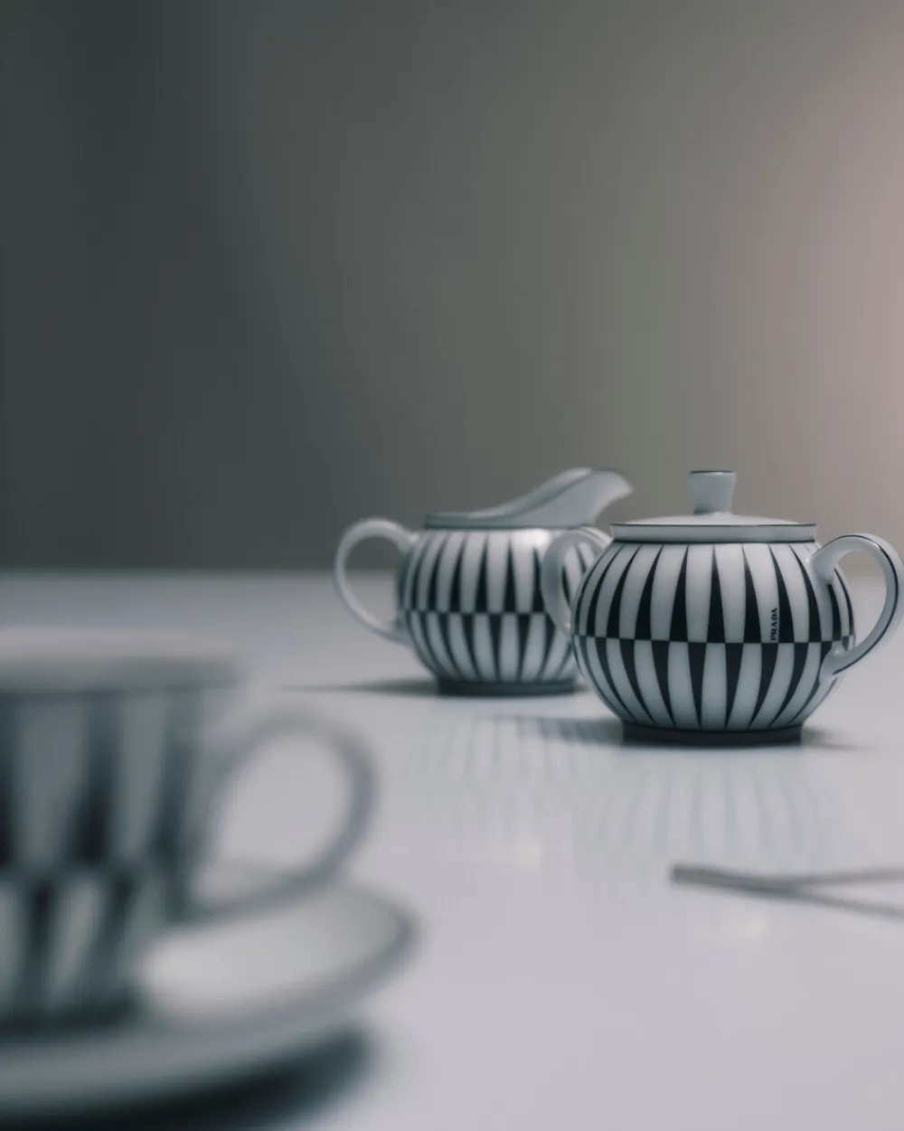 Prada TÉ Y CAFÉ^Set De Jarrita Y Azucarero De Porcelana - Stripes