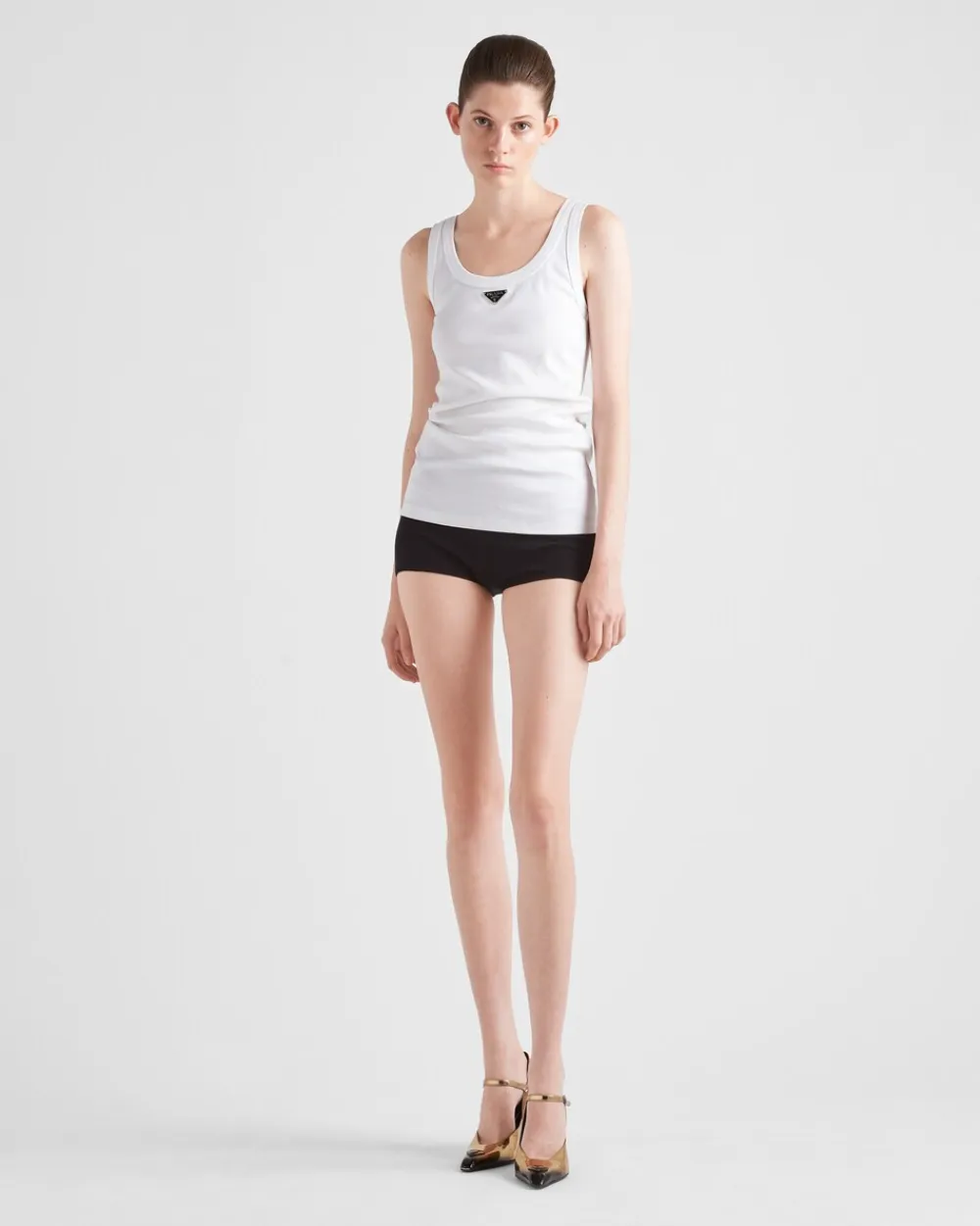 Mujer Prada PANTALONES LARGOS Y CORTOS^Shorts De Seda