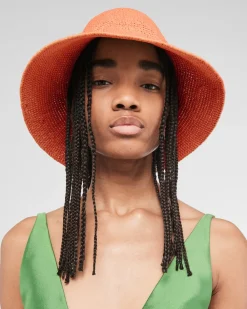 Mujer Prada SOMBREROS Y GUANTES^Sombrero De Croché
