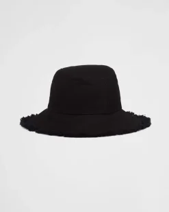 Mujer Prada SOMBREROS Y GUANTES^Sombrero De Dril