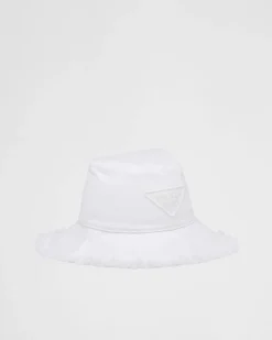 Mujer Prada SOMBREROS Y GUANTES^Sombrero De Dril