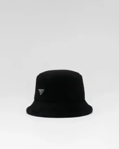 Hombre Prada SOMBREROS Y GUANTES^Sombrero De Pescador De Borreguillo
