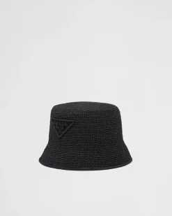 Mujer Prada SOMBREROS Y GUANTES^Sombrero De Pescador De Croché