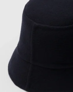 Hombre Prada SOMBREROS Y GUANTES^Sombrero De Pescador De Paño Velur