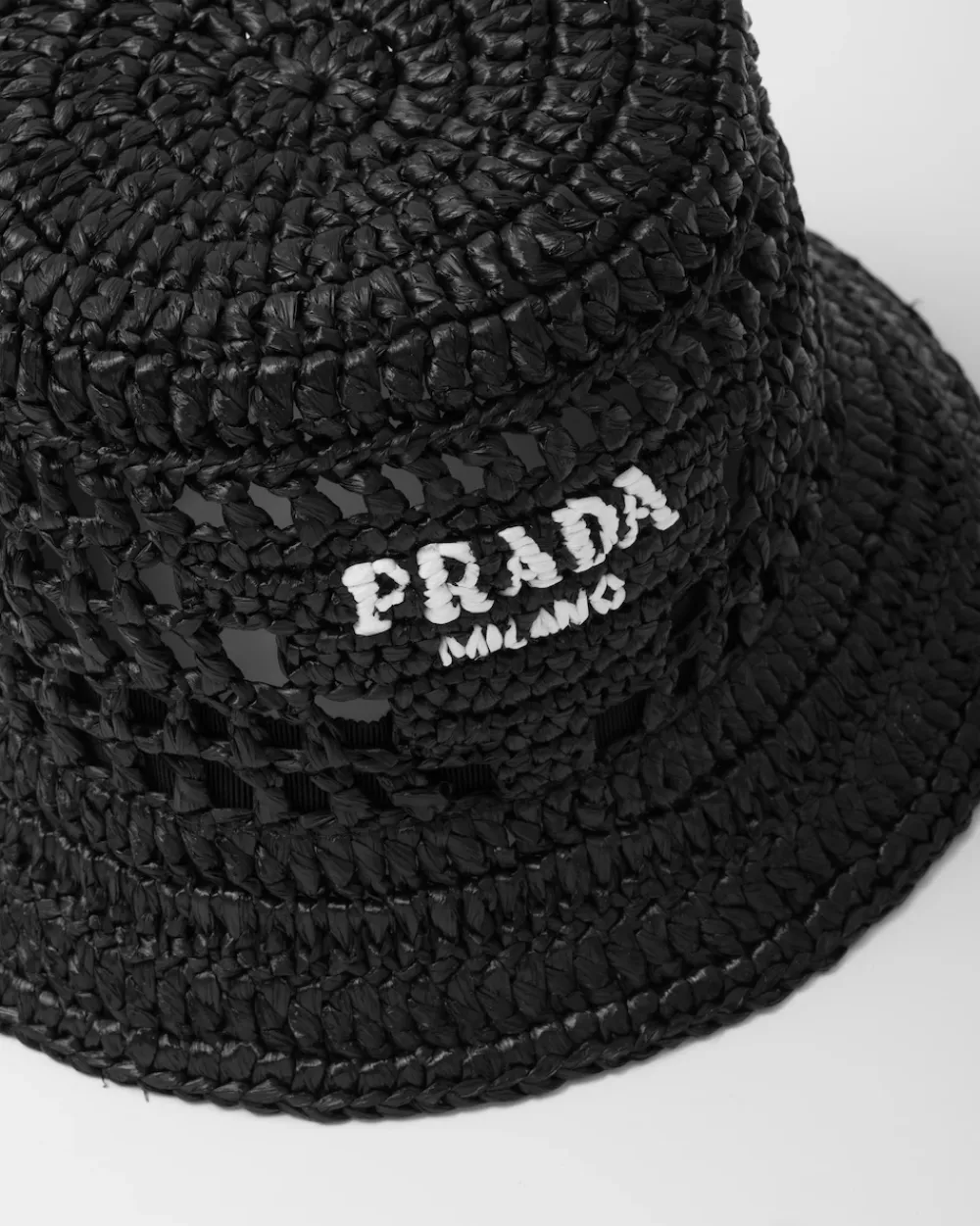 Mujer Prada SOMBREROS Y GUANTES^Sombrero De Pescador En Tela Tejida