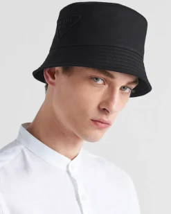 Hombre Prada SOMBREROS Y GUANTES^Sombrero Tipo Pescador De Dril