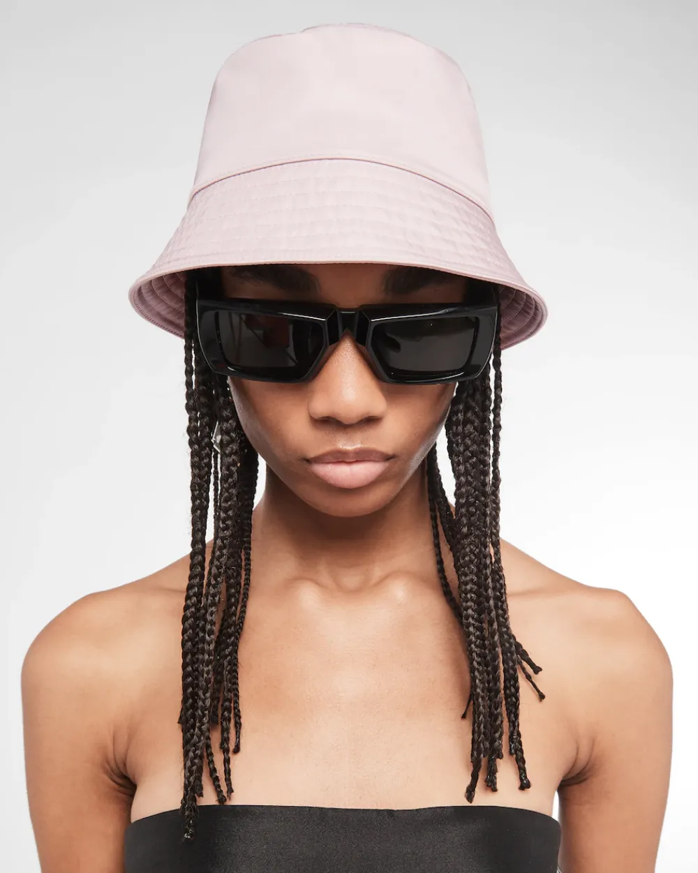 Mujer Prada COLECCIÓN FEMENINA|SOMBREROS Y GUANTES^Sombrero Tipo Pescador De Re-nylon