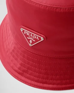 Mujer Prada COLECCIÓN FEMENINA|SOMBREROS Y GUANTES^Sombrero Tipo Pescador De Re-nylon