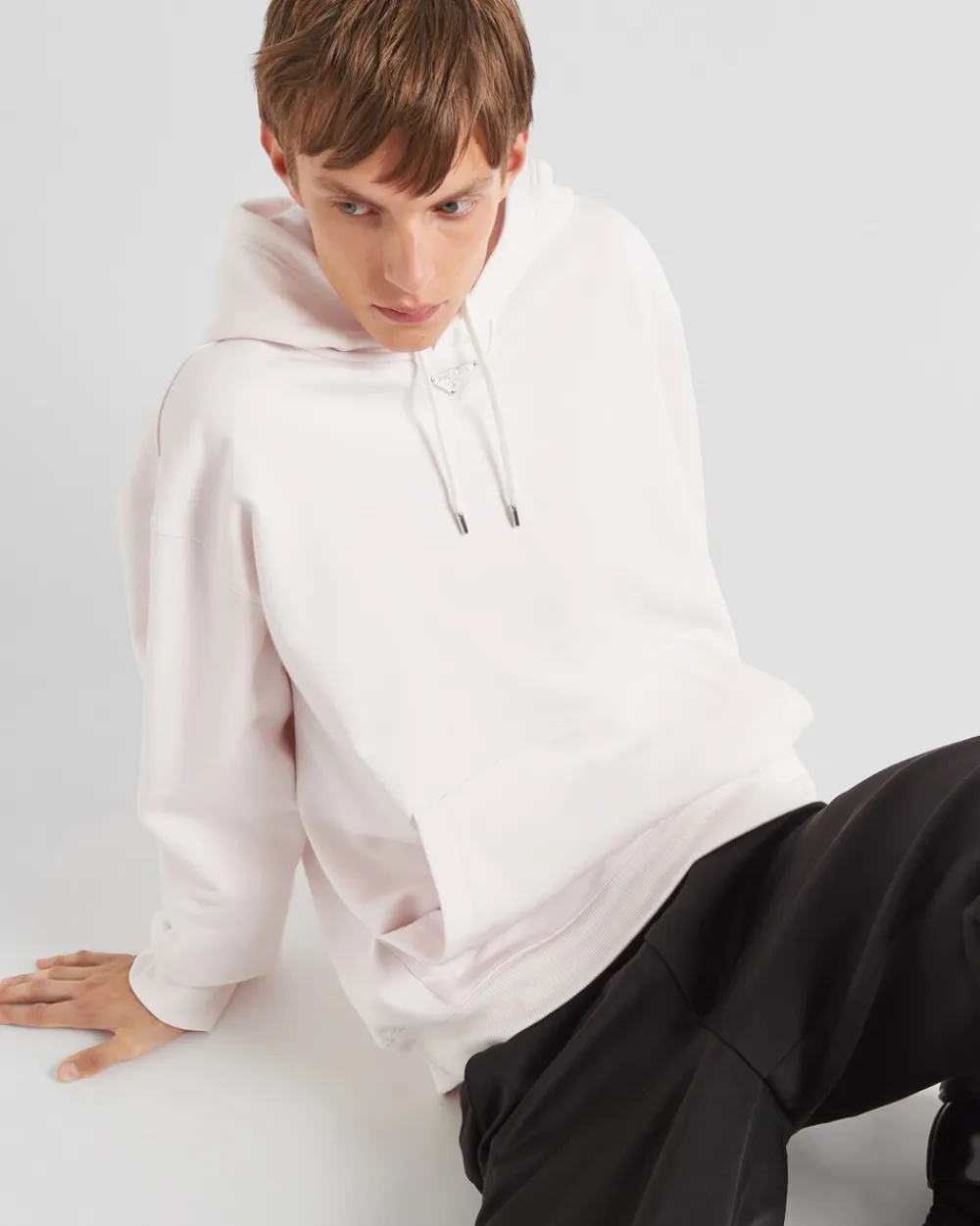 Hombre Prada ROPA DEPORTIVA Y SUDADERAS^Sudadera Con Capucha De Algodón
