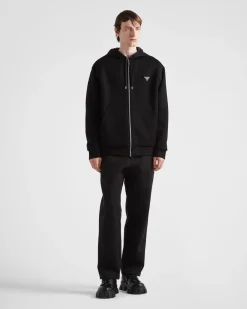 Hombre Prada ROPA DEPORTIVA Y SUDADERAS^Sudadera Con Capucha De Felpa De Algodón