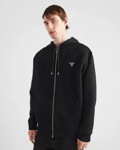 Hombre Prada ROPA DEPORTIVA Y SUDADERAS^Sudadera Con Capucha De Felpa De Algodón