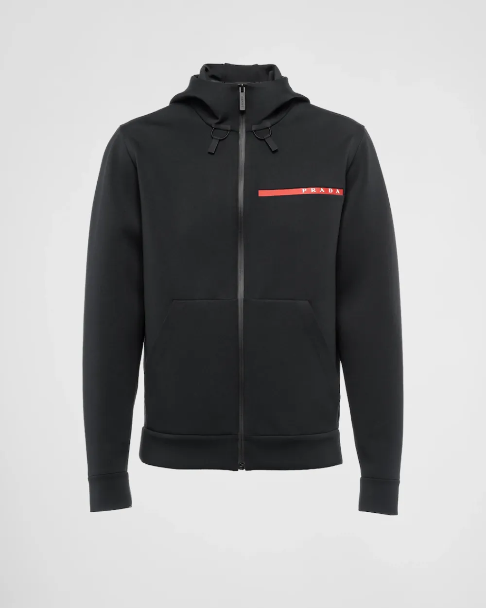 Hombre Prada ROPA^Sudadera Con Capucha De Tejido Técnico