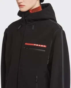 Mujer Prada ROPA^Sudadera Con Capucha Forro Polar Técnico