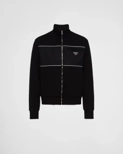 Hombre Prada ROPA DEPORTIVA Y SUDADERAS^Sudadera Con Detalles De Re-nylon