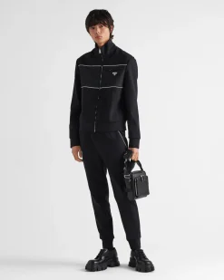 Hombre Prada ROPA DEPORTIVA Y SUDADERAS^Sudadera Con Detalles De Re-nylon