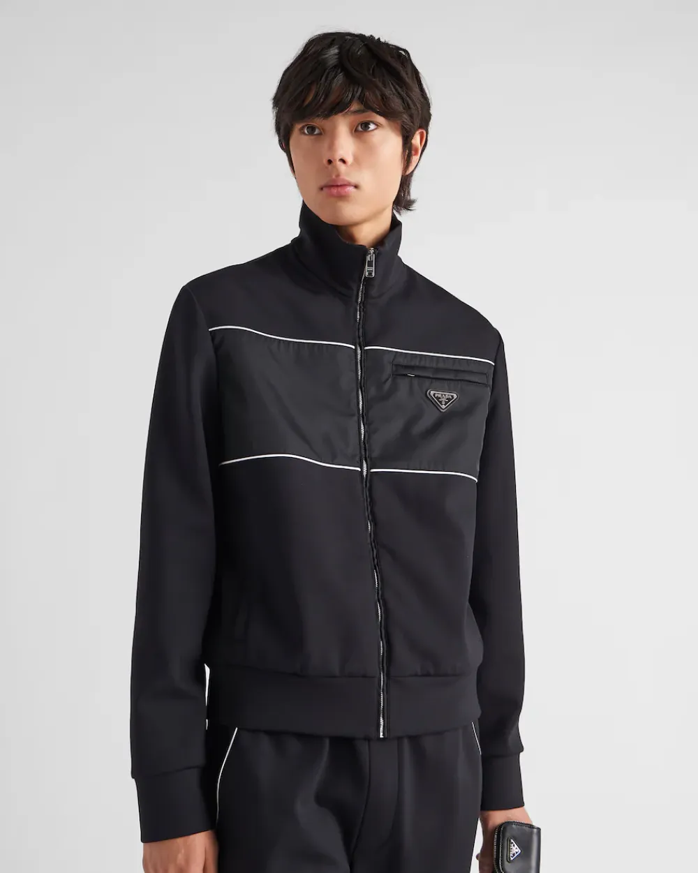 Hombre Prada ROPA DEPORTIVA Y SUDADERAS^Sudadera Con Detalles De Re-nylon