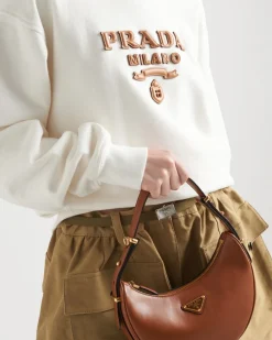 Mujer Prada CAMISETAS Y SUDADERAS^Sudadera De Algodón Holgada