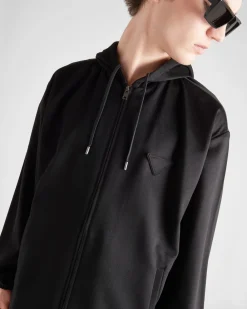 Hombre Prada ROPA DEPORTIVA Y SUDADERAS|CHAQUETAS Y ABRIGOS^Sudadera De Cachemir Con Capucha