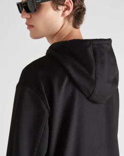 Hombre Prada ROPA DEPORTIVA Y SUDADERAS|CHAQUETAS Y ABRIGOS^Sudadera De Cachemir Con Capucha
