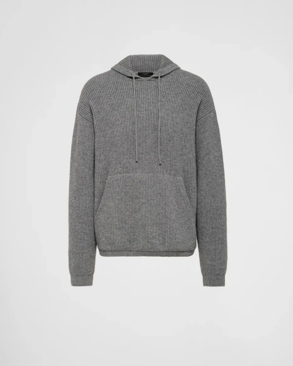 Hombre Prada TEJIDOS DE PUNTO^Sudadera De Punto De Cachemir Con Capucha