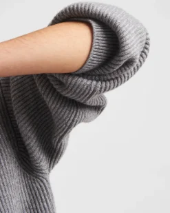 Hombre Prada TEJIDOS DE PUNTO^Sudadera De Punto De Cachemir Con Capucha