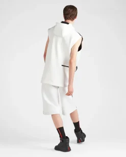 Hombre Prada ROPA^Sudadera De Punto Técnico Reciclado Con Cinta