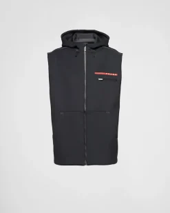 Hombre Prada ROPA^Sudadera De Punto Técnico Reciclado Con Cinta