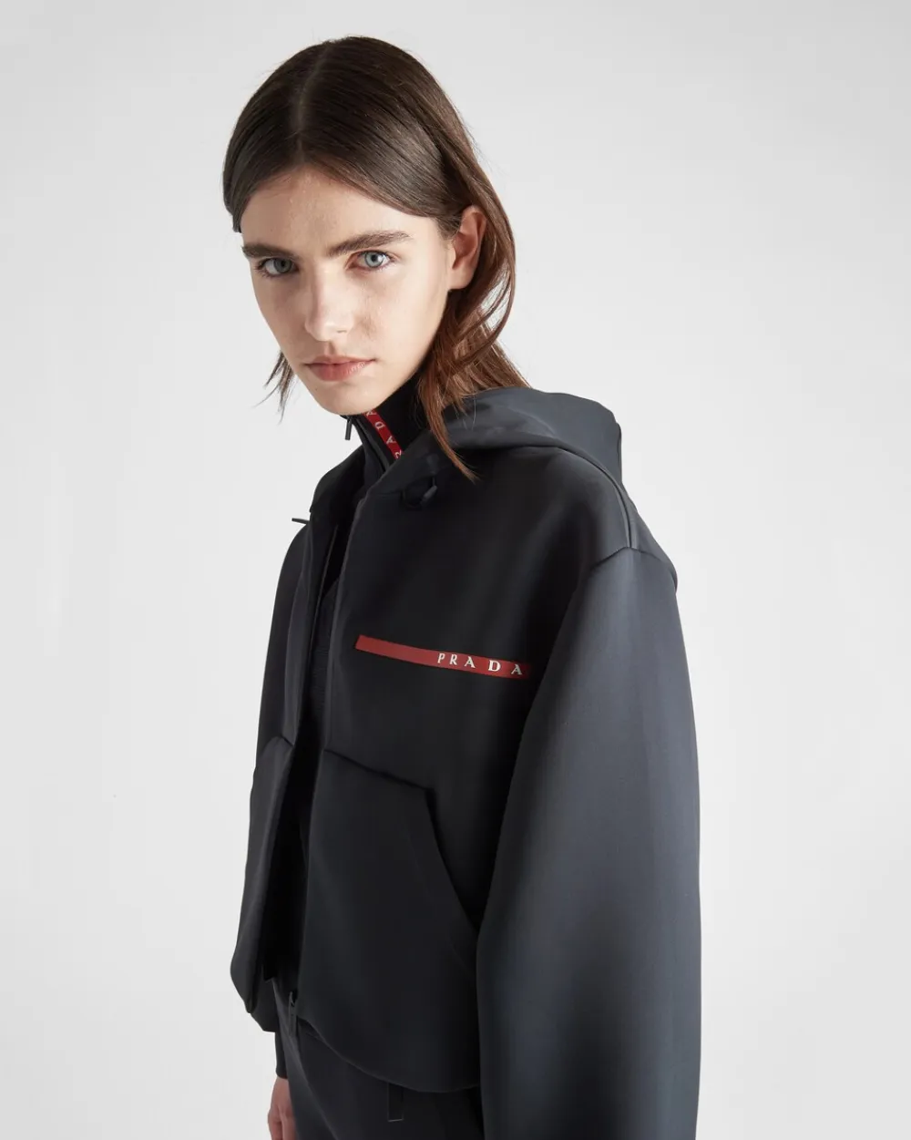 Mujer Prada ROPA^Sudadera De Tejido Técnico Reciclado