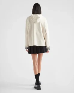 Mujer Prada CAMISETAS Y SUDADERAS^Sudadera Holgada De Felpa De Algodón