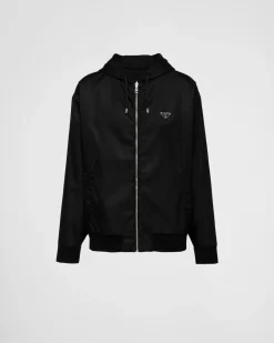 Hombre Prada ROPA DEPORTIVA Y SUDADERAS^Sudadera Reversible Con Capucha En Felpa De Algodón Y Re-nylon
