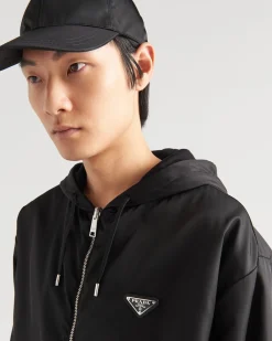 Hombre Prada ROPA DEPORTIVA Y SUDADERAS^Sudadera Reversible Con Capucha En Felpa De Algodón Y Re-nylon