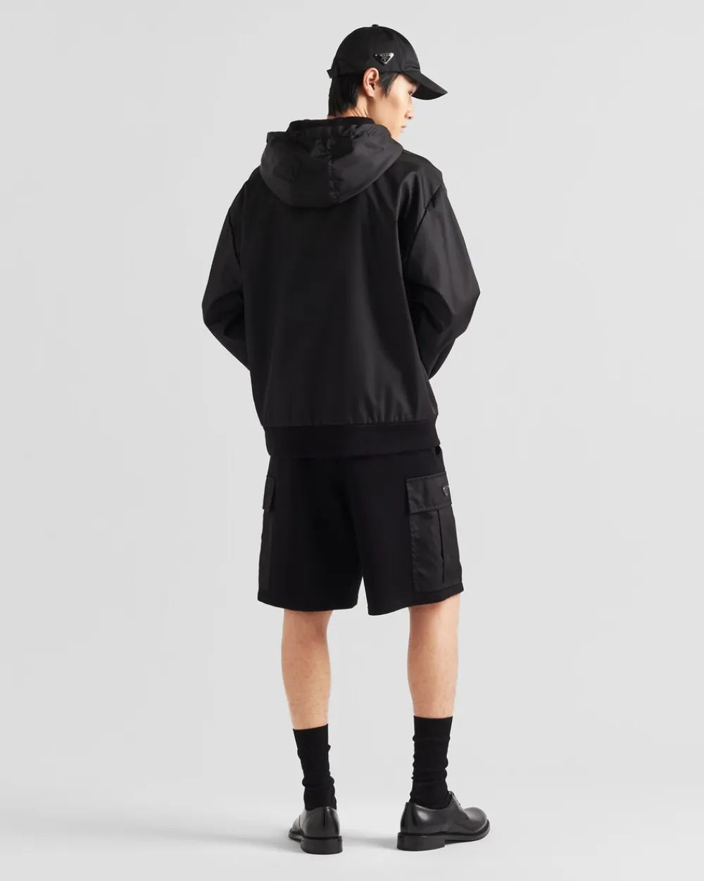 Hombre Prada ROPA DEPORTIVA Y SUDADERAS^Sudadera Reversible Con Capucha En Felpa De Algodón Y Re-nylon
