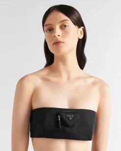 Mujer Prada COLECCIÓN FEMENINA|CAMISAS Y TOPS^Sujetador Bandeau De Re-nylon