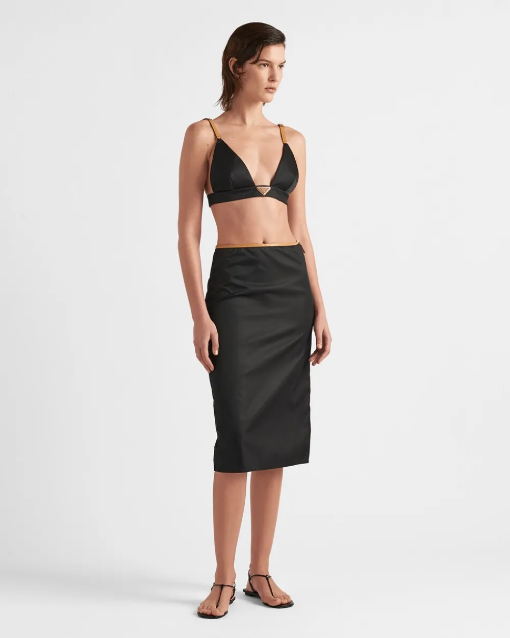 Mujer Prada COLECCIÓN FEMENINA|CAMISAS Y TOPS^Sujetador Triangular De Re-nylon