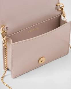 Mujer Prada CARTERAS Y TARJETEROS^Tarjetero Con Bandolera De Lentejuelas