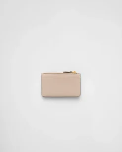 Mujer Prada CARTERAS Y TARJETEROS^Tarjetero De Piel