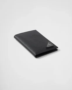 Hombre Prada CARTERAS Y TARJETEROS^Tarjetero De Piel