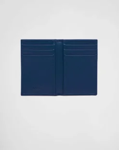 Hombre Prada CARTERAS Y TARJETEROS^Tarjetero De Piel